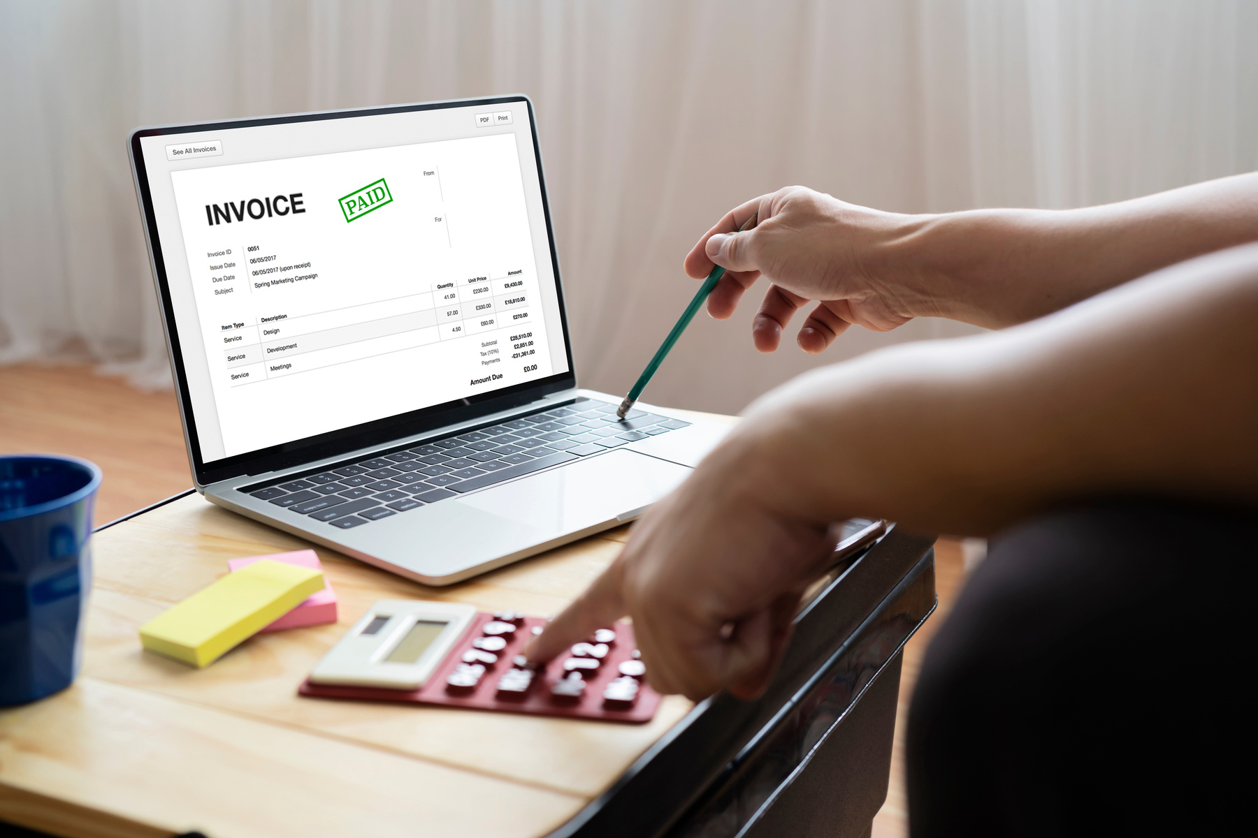 Online Invoice Management and Electronic Billing
